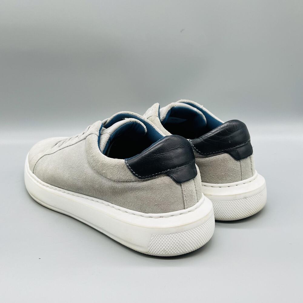 G Brown Shoes Mens 9.5 Gray Suede Puff RG-01 Low Top Casual Sneakers Comfort - Picture 5 of 11